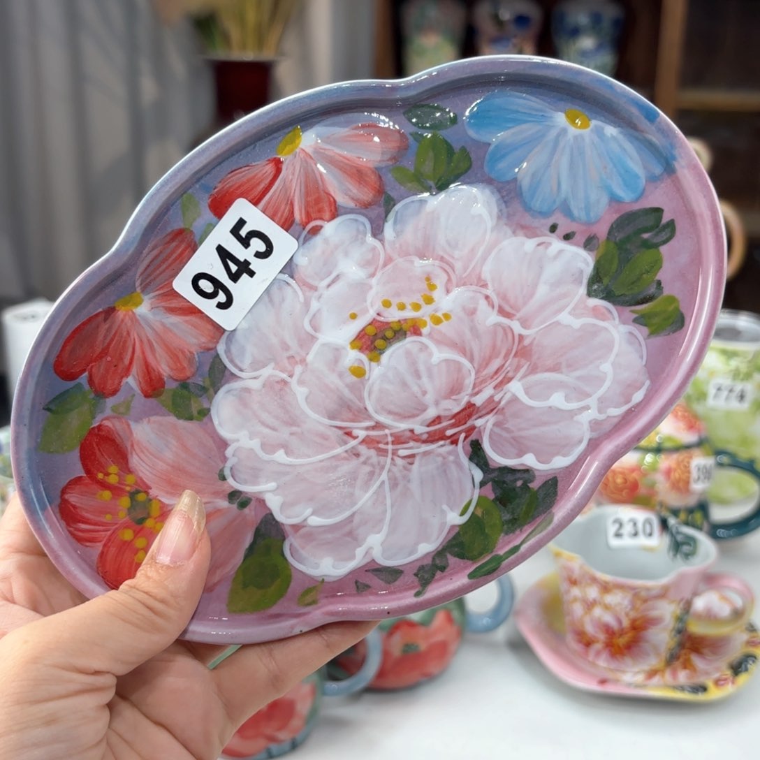 景德镇手绘高温釉下彩陶瓷茶具