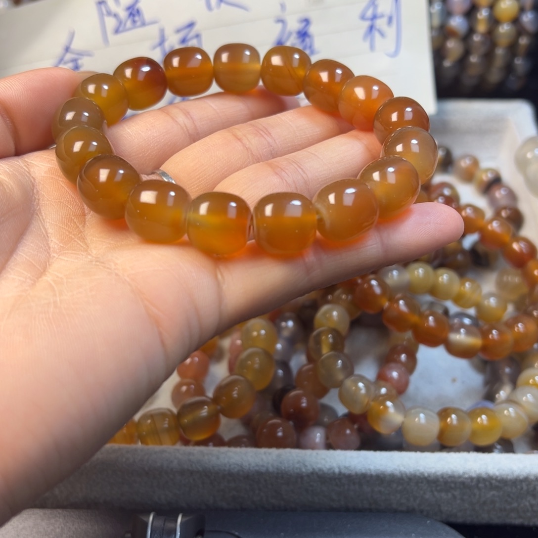 玛瑙/玉髓未镶嵌手链