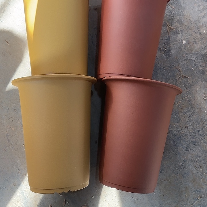 15×19四只手工小桶盆