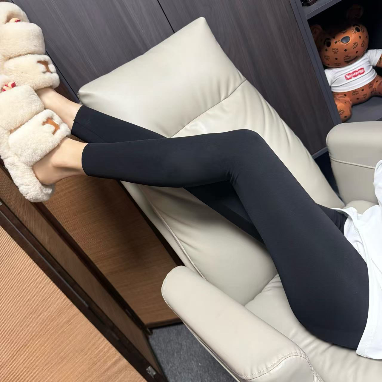 A款秋冬外穿高腰收腹提臀显瘦鲨鱼裤打底芭比裤