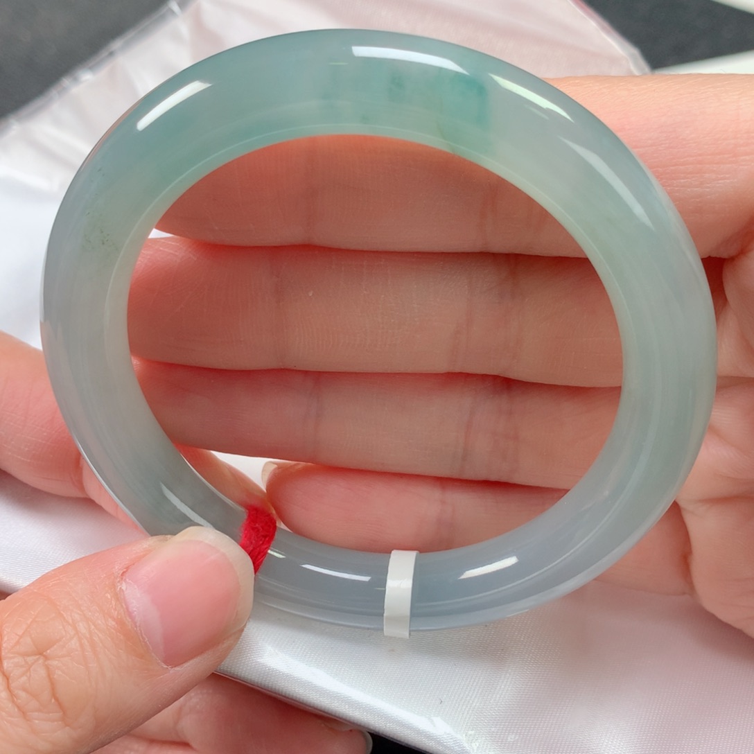 未镶嵌手镯翡翠缅甸天然翡翠手镯55