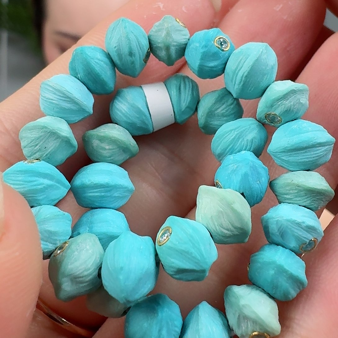 绿松石珠宝奇石未镶嵌