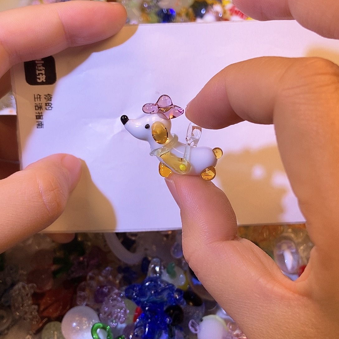 琉璃手工艺品狗狗