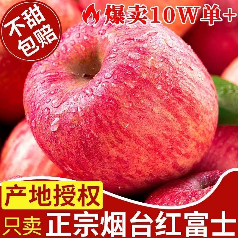 【中秋礼盒】正宗烟台红富士苹果【顺丰包邮、次日达】山东省