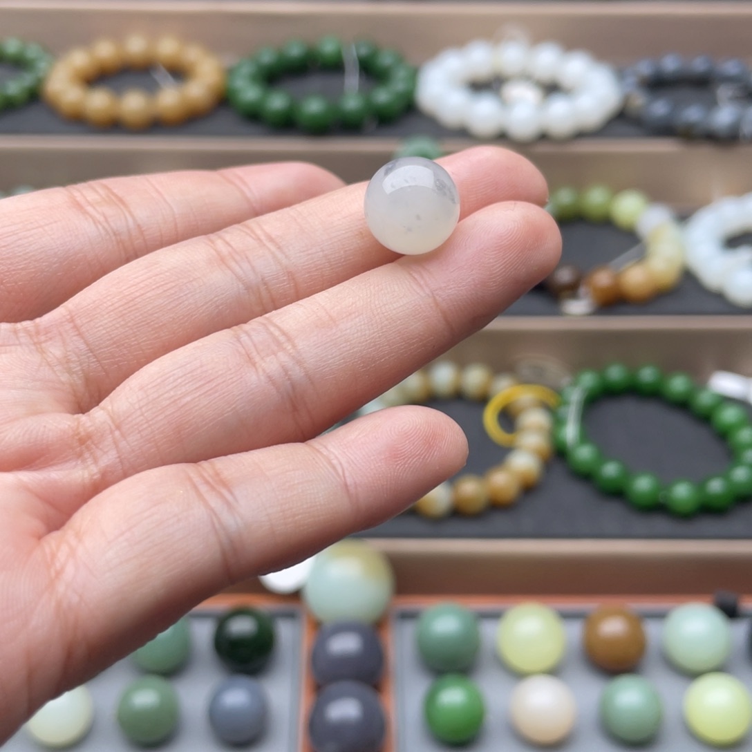 和田玉未镶嵌手链12