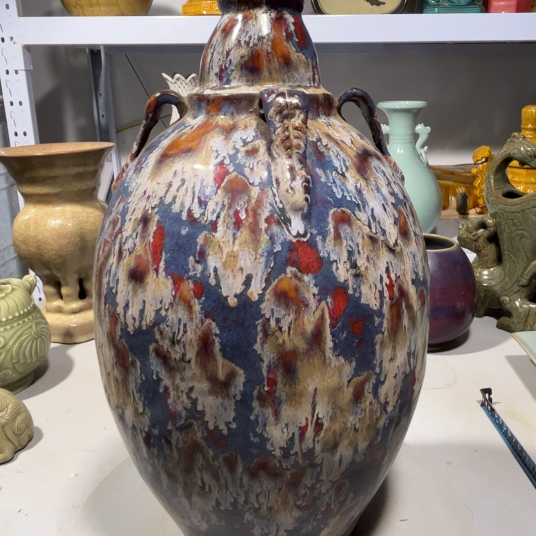 瓶宋*吉州窑瓷器品相完美