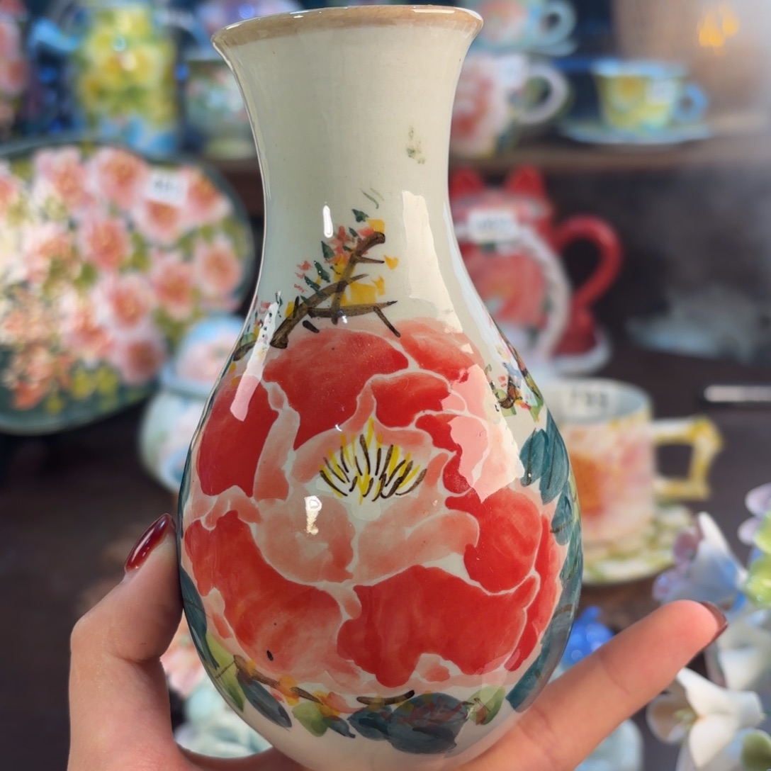 景德镇手绘高温釉下彩陶瓷茶具