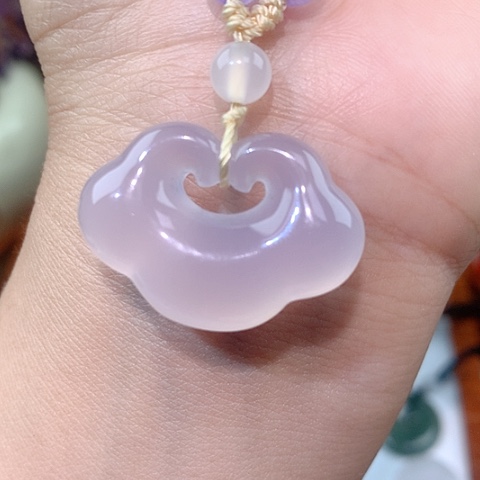 合金颈饰玛瑙/玉髓如意