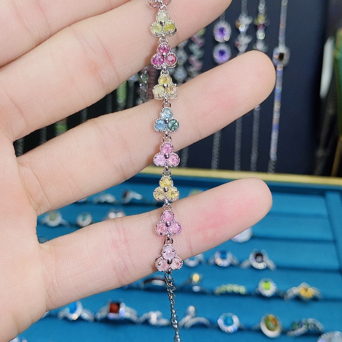 紫晶珠宝半成品银S925镶嵌