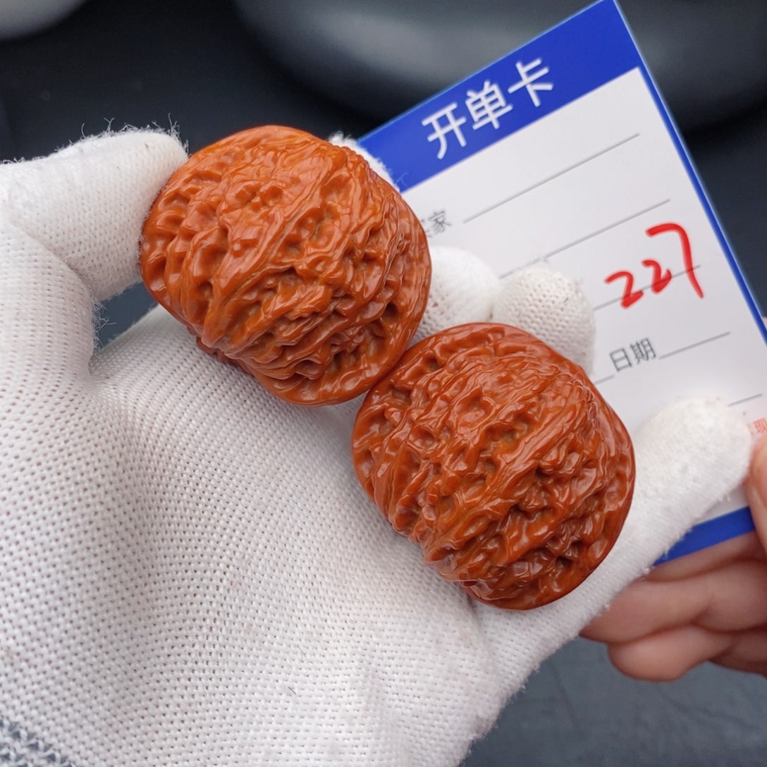 文玩核桃把件41磨盘227