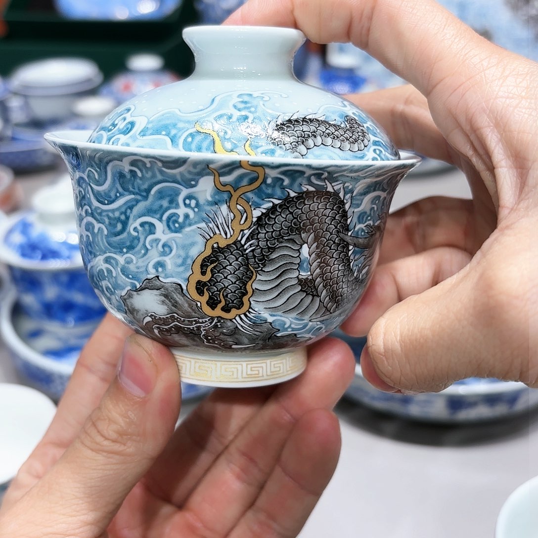 盖碗景德镇高温茶具