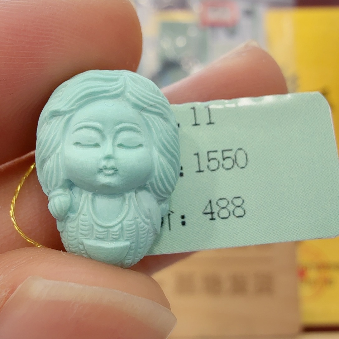 N***i绿松石未镶嵌配饰