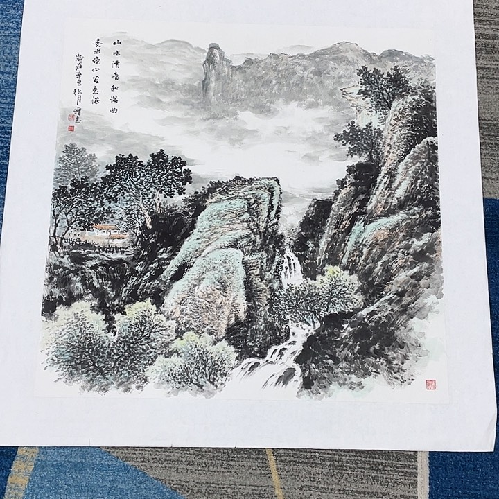 国画用****6绘画作品连增志画芯