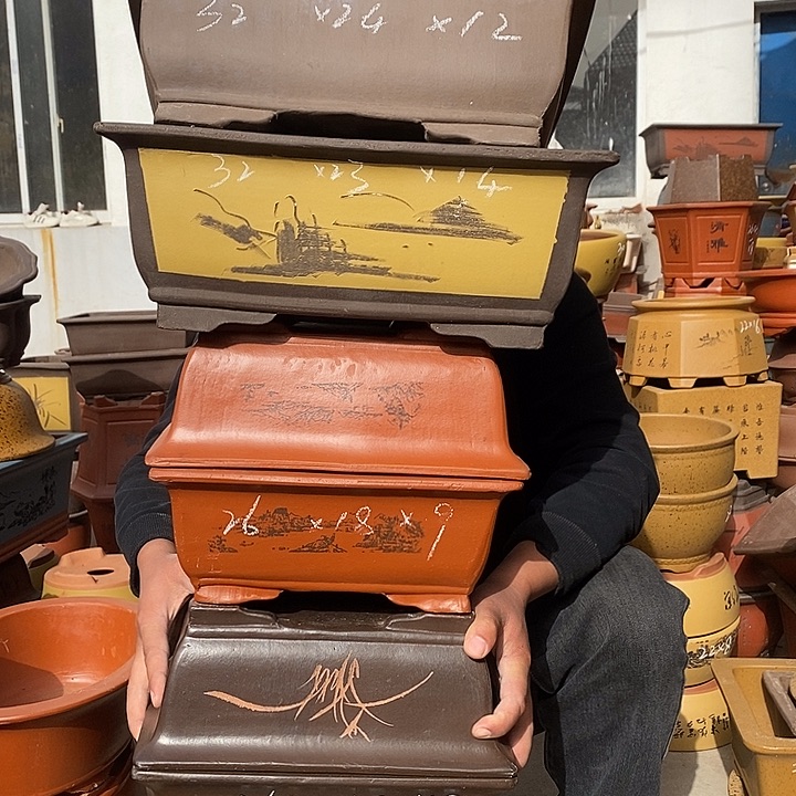 紫砂花盆紫砂花盆