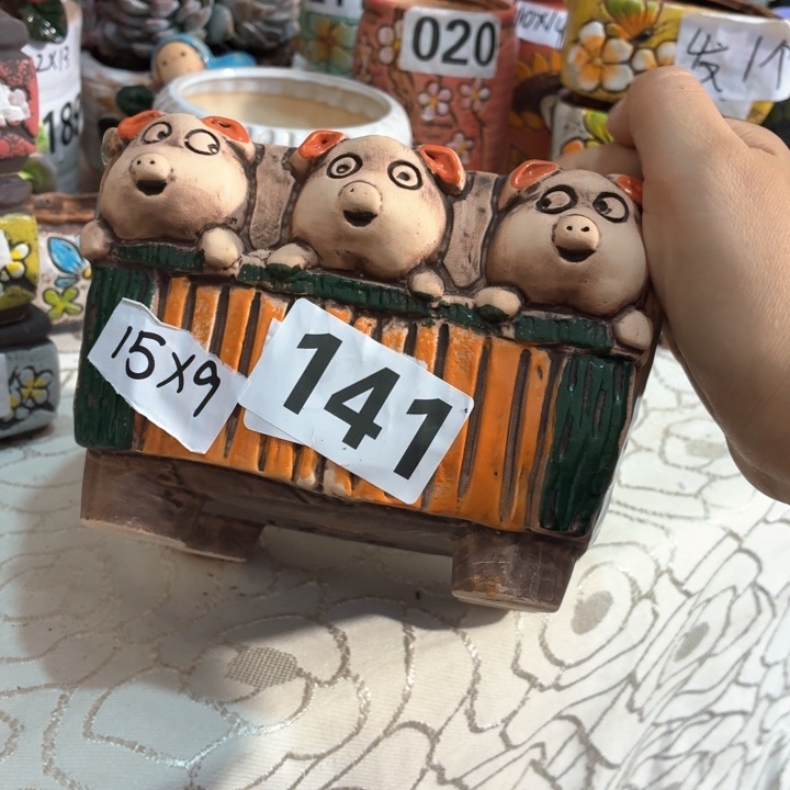 多肉花盆满15包邮