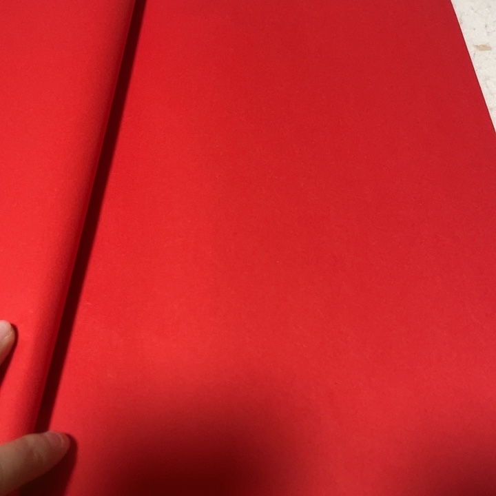 四尺对开大红纯色50
