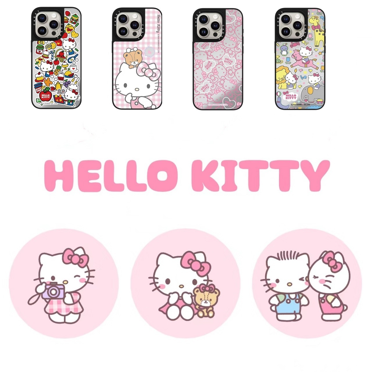 【超高版镜面】KT猫乐园系列iphone17pm/17pro/16pm/15pm/14PM壳