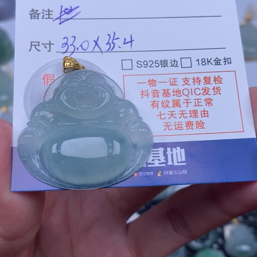 宝****翡翠未镶嵌颈饰天然翡翠