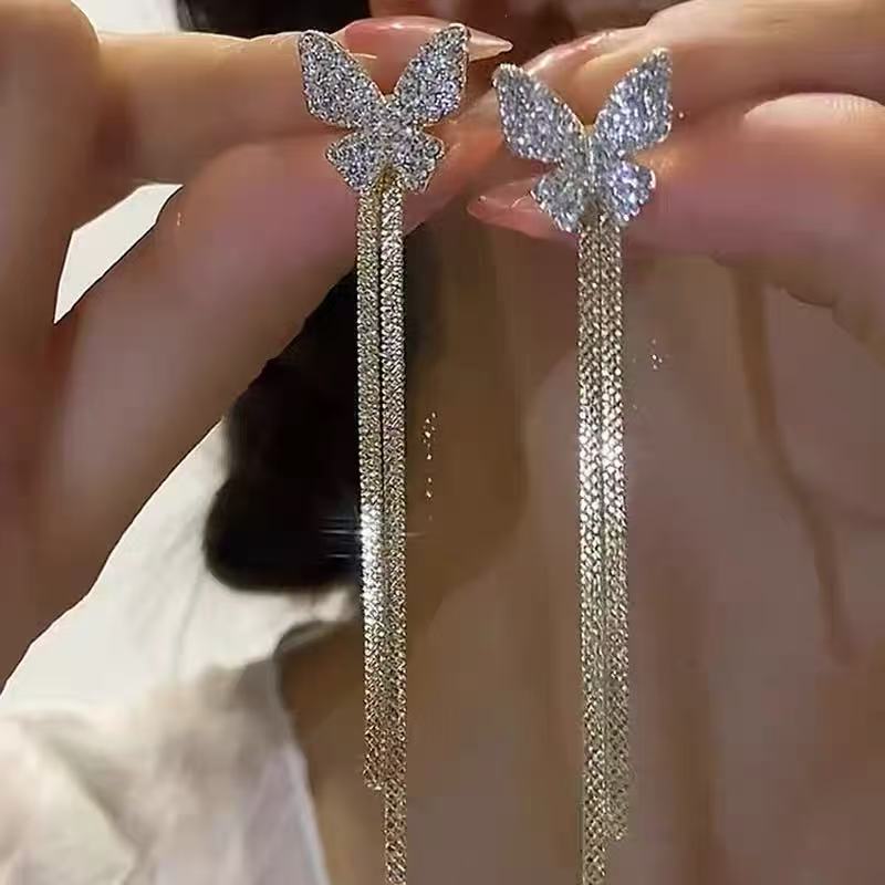 铜合金耳饰 【N21】2025爆款气质轻奢百搭简约精致网红设计师耳环