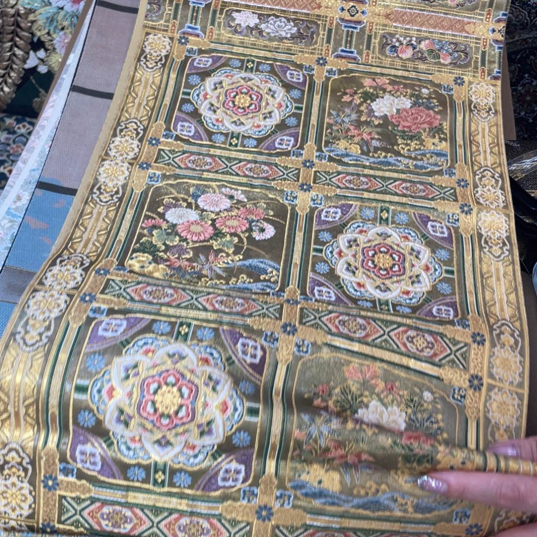 织绣唐錦桑蠶絲正絹面料