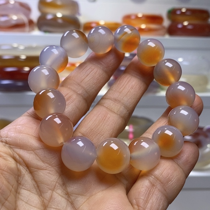 玛瑙/玉髓手链未镶嵌