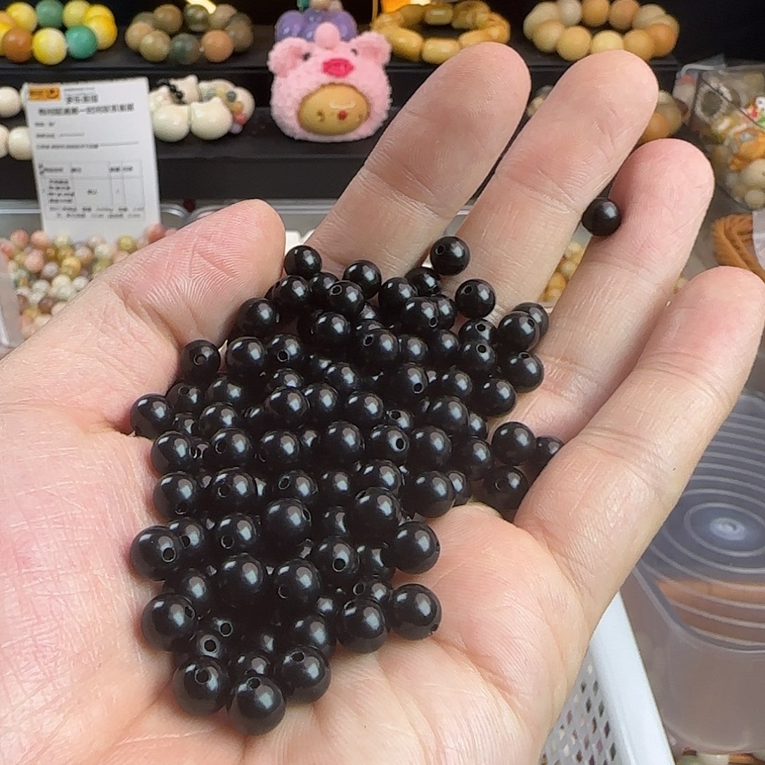 菩提根/象牙果手串卡6黑加仑汤圆100颗➕20颗