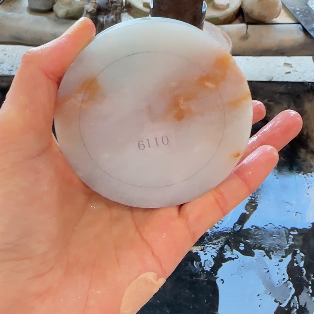 定制翡翠翡翠未镶嵌花**蝶翡翠