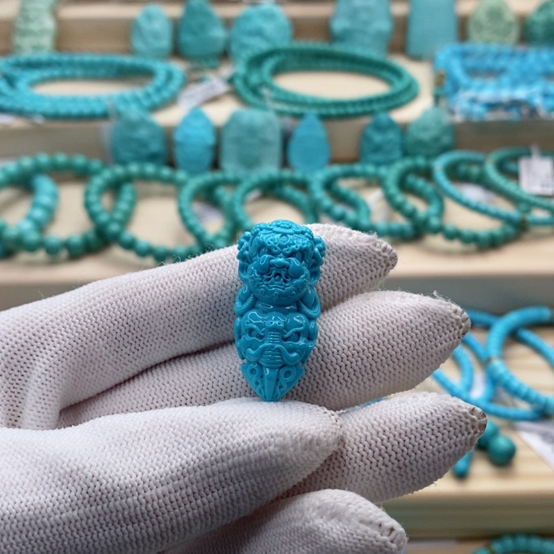 绿松石珠宝奇石未镶嵌