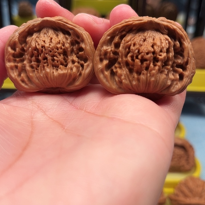 吊坠文玩核桃四座楼聚宝盆38