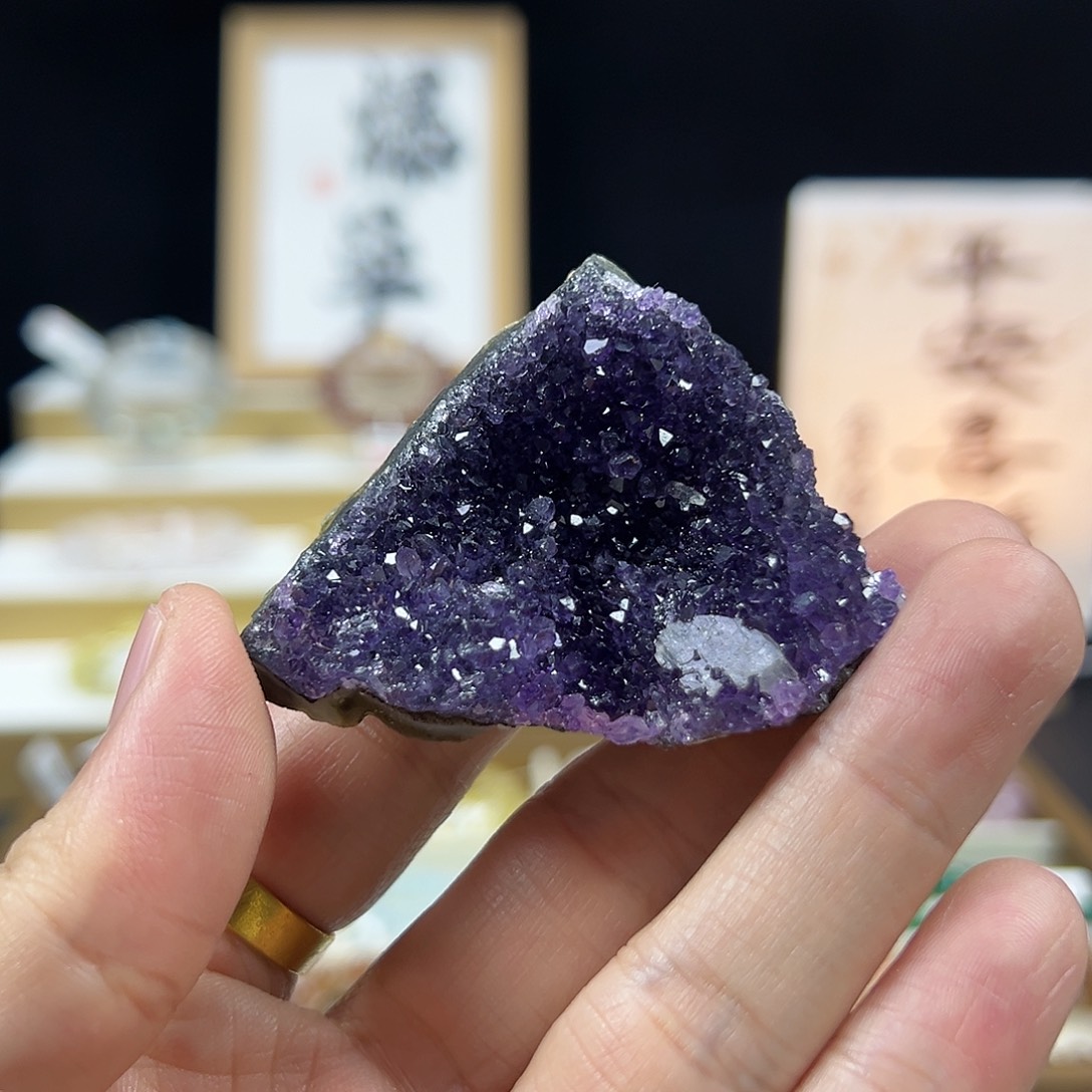 手链未镶嵌水晶紫水晶