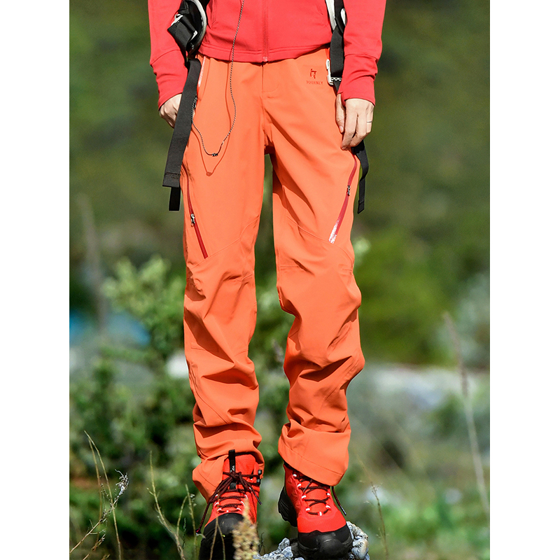 北京森林户外原创专业三层压胶硬壳防风防水防寒登山冲锋裤男女式