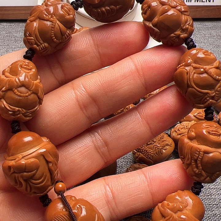 橄榄核手串/手链弥勒佛