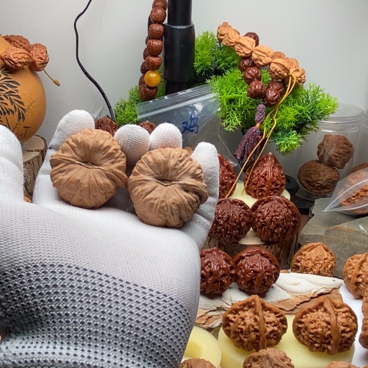 灵***体核桃南瓜炖文玩核桃44