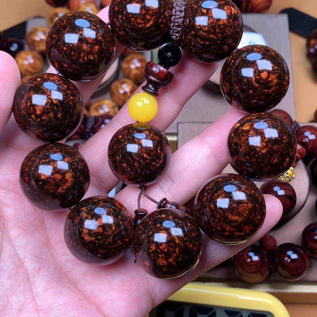 黄花梨/降香黄檀黄花梨手串2.5