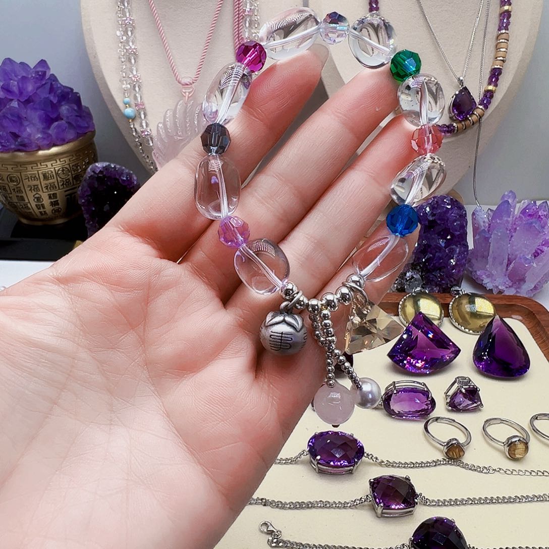 手链水晶未镶嵌手串水晶