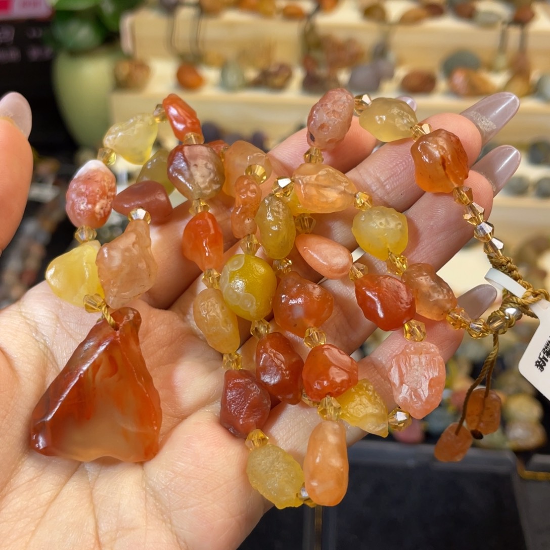 玛瑙/玉髓未镶嵌手链