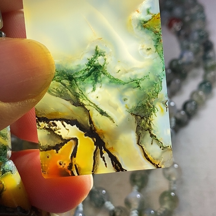 ➹***%玛瑙/玉髓未镶嵌颈饰