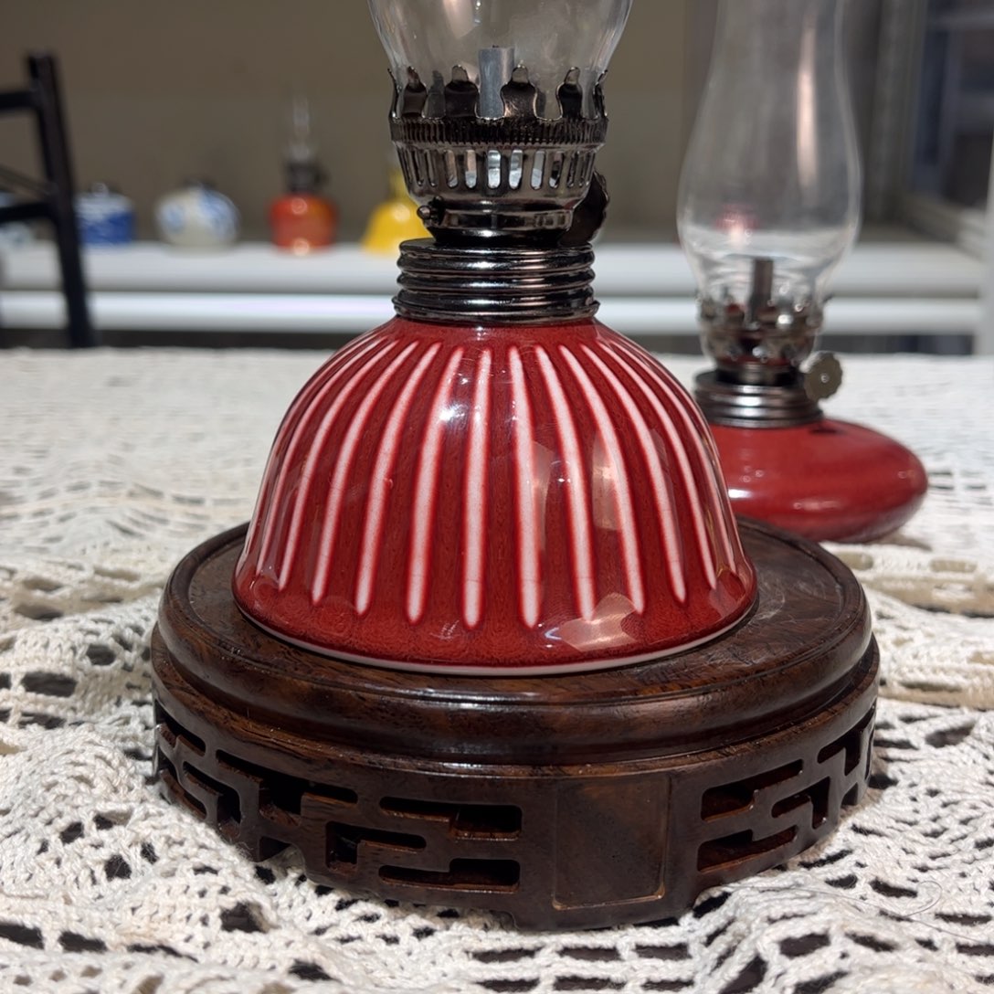 摆件景德镇陶瓷香薰灯