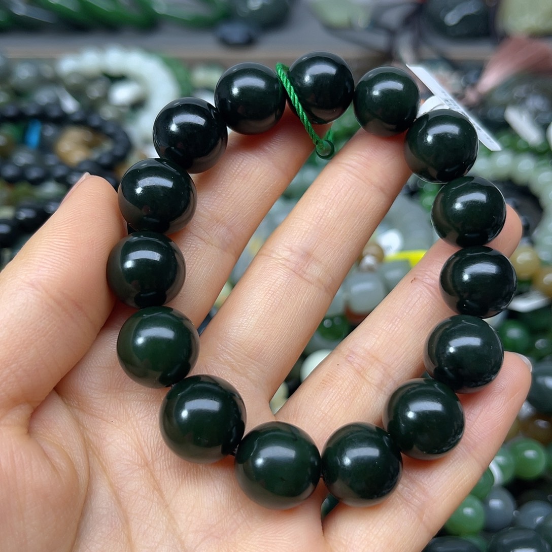 和田玉未镶嵌手链