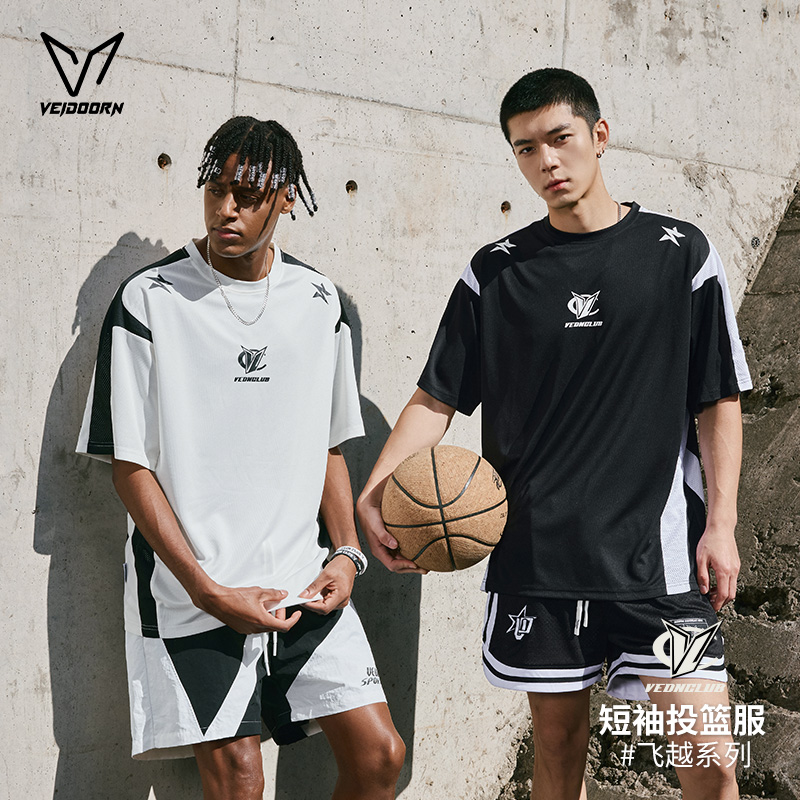 【当季新品】维动飞越短袖投篮服健身夏季透气宽松圆领潮流