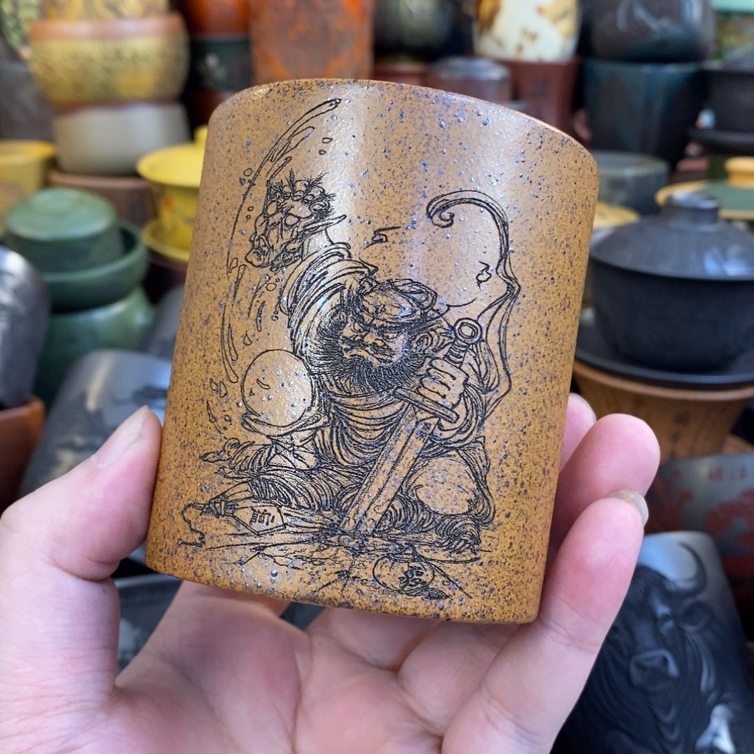 紫砂公道杯宜兴全手工紫砂杯