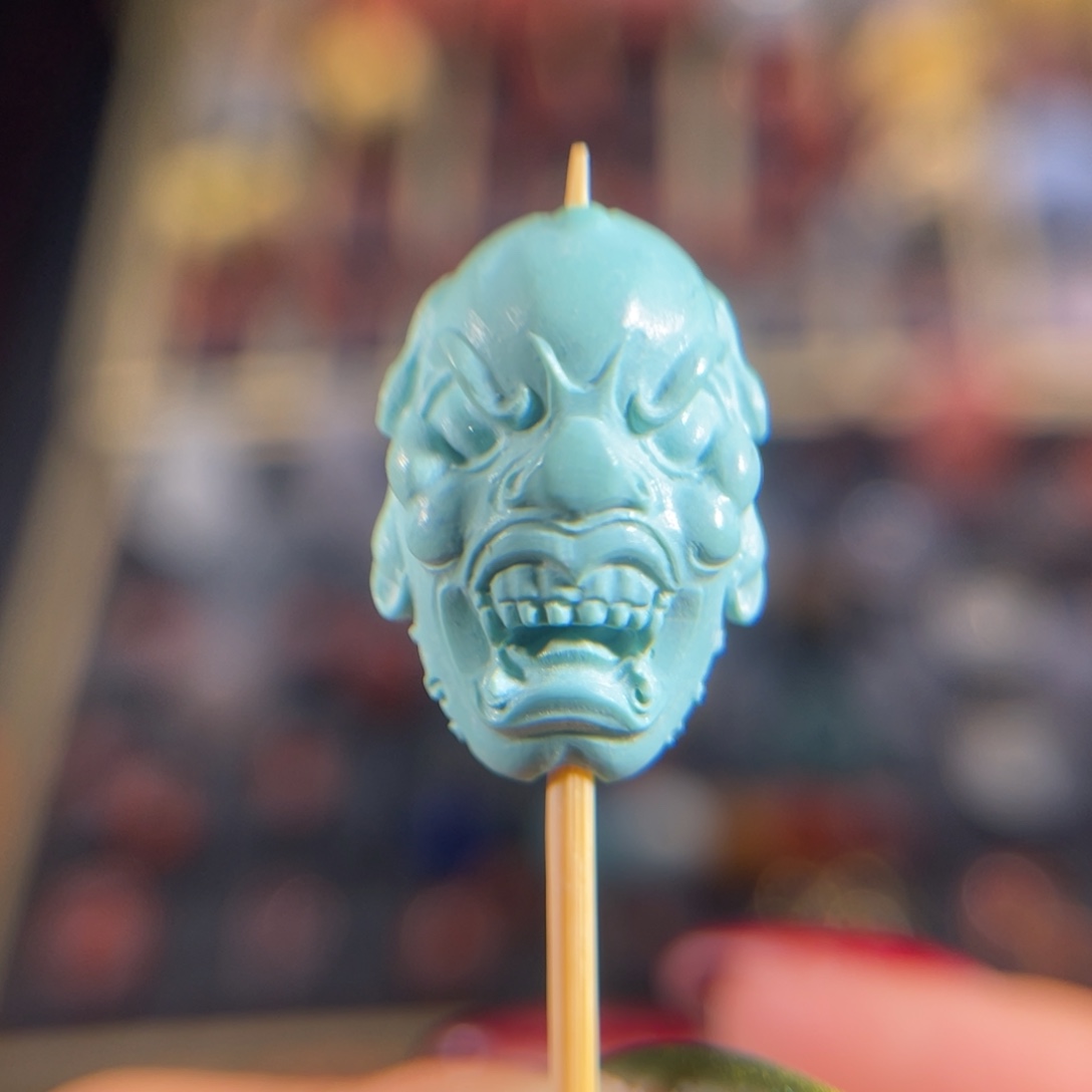 绿松石绿松 守护面未镶嵌