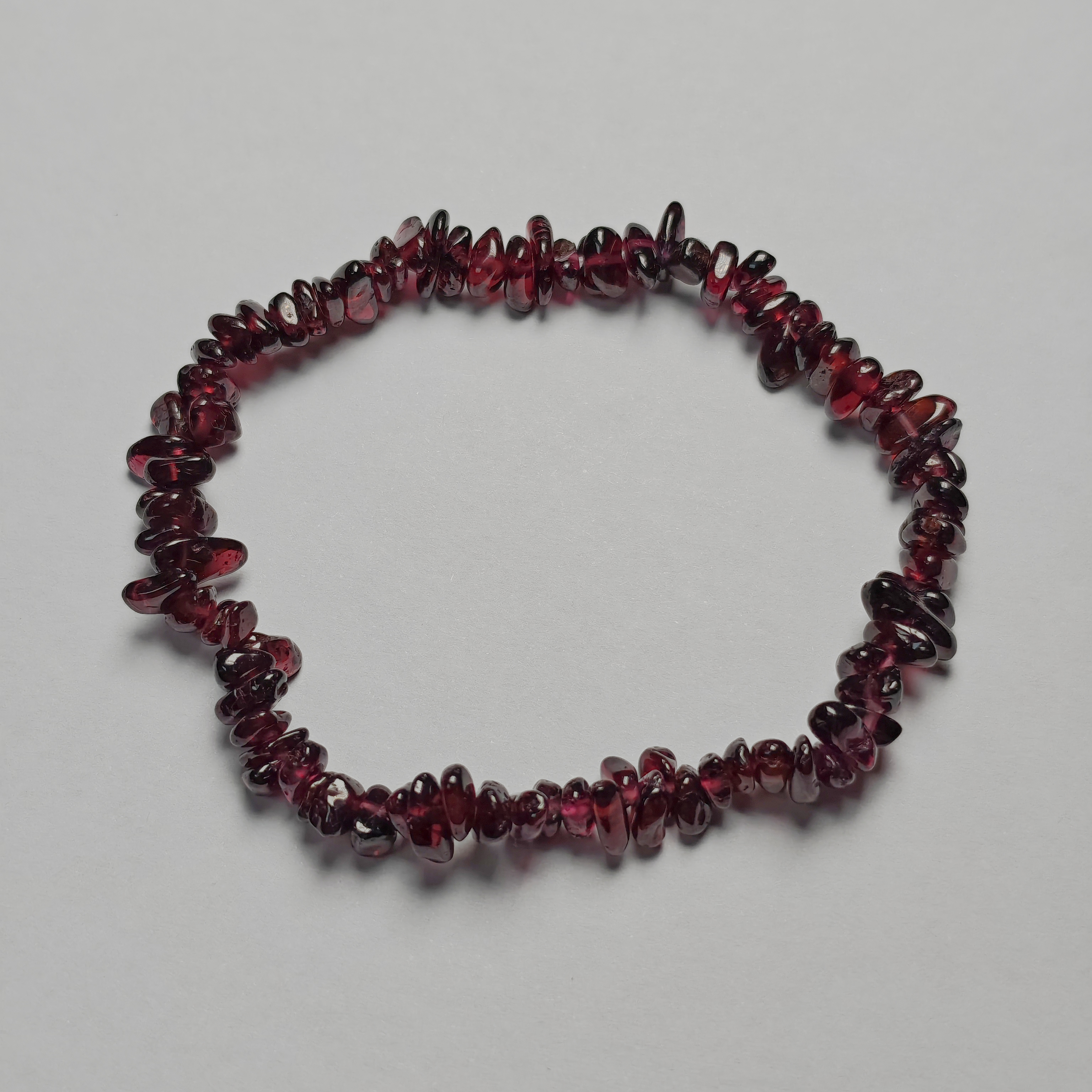 经典百搭天然巴西石榴石随形手链单圈（多样性发货）