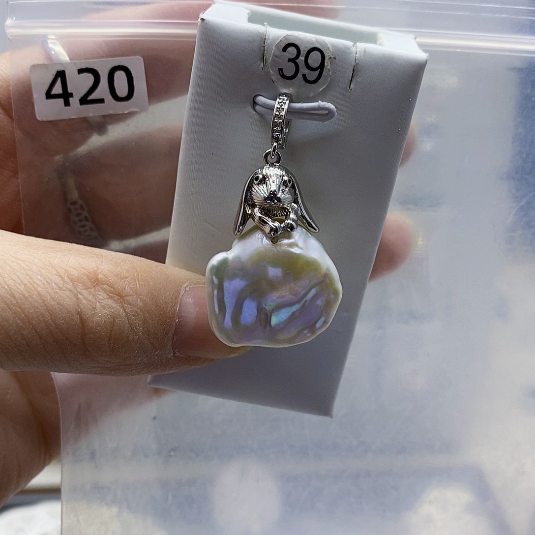 颈饰合金淡水珍珠