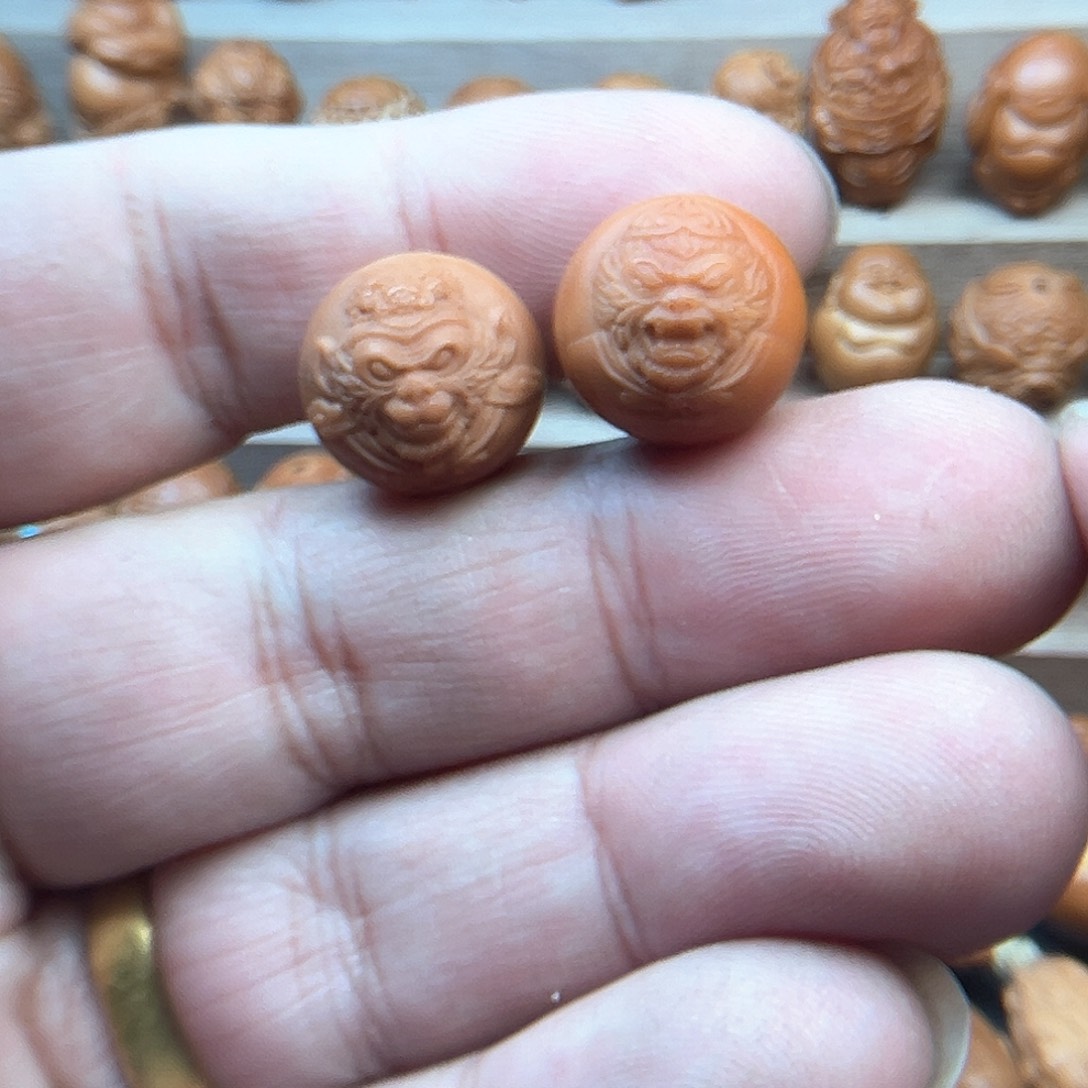 猴头核桃吊坠15.5大圣8