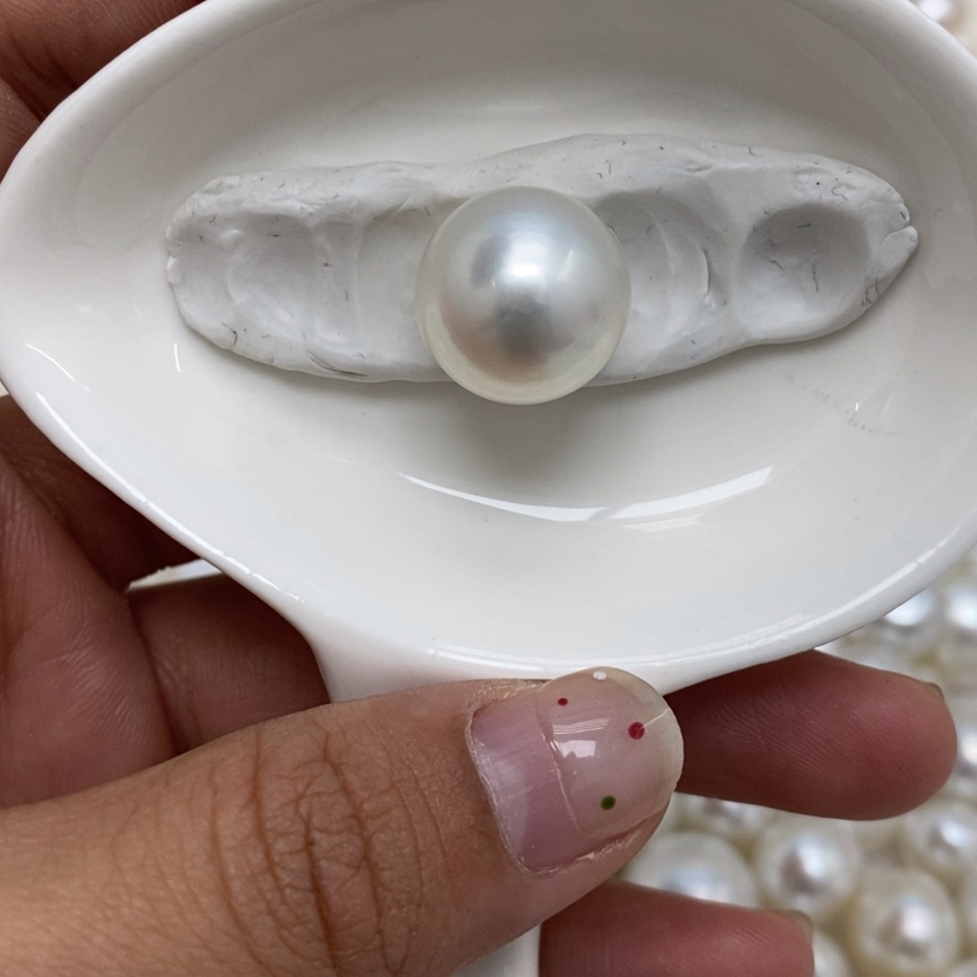 裸珠海水珍珠瑜14.5