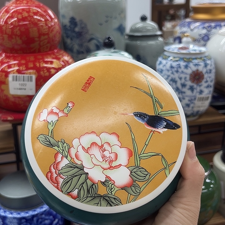 瓷片茶叶罐茶叶罐@@
