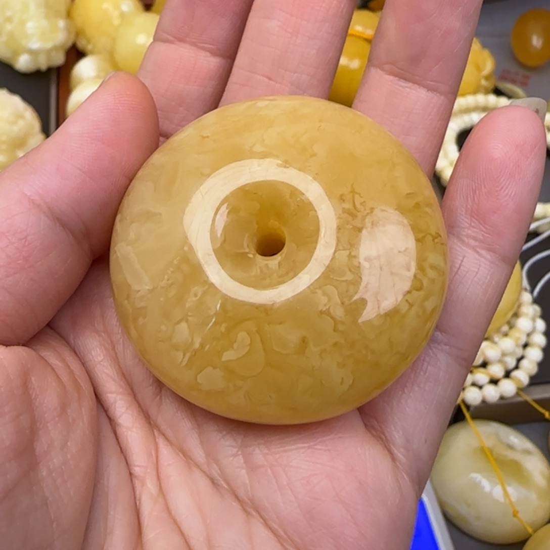 蜜蜡颈饰未镶嵌天然蜜蜡