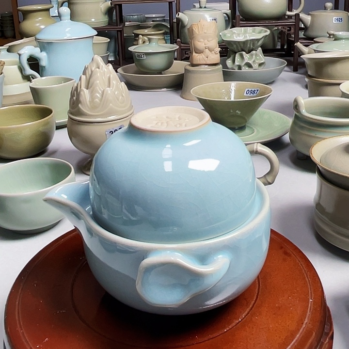 原矿釉汝瓷快客杯