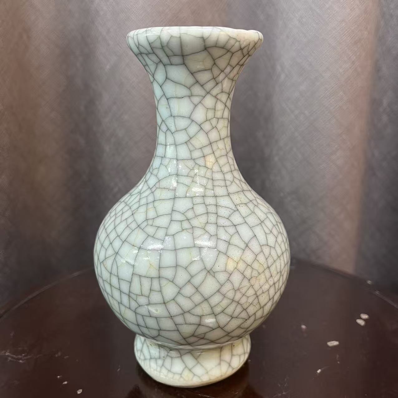 景德镇/陶瓷开片玉壶春瓶（一比一复刻）
